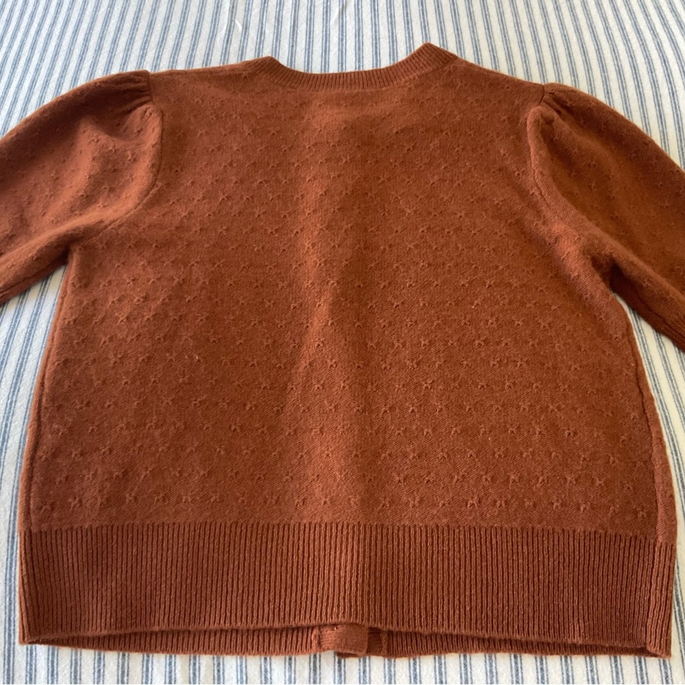 Frame Denim Rust Button-Up Cardigan - Picture 2 of 2